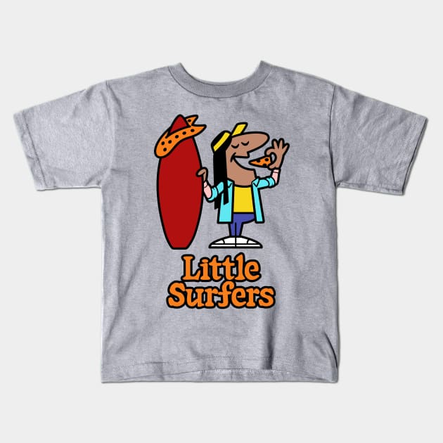 Little Surfers Kids T-Shirt by harebrained